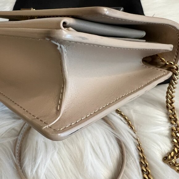 Saint Laurent Mini Sunset Beige Crossbody Bag - Picture 6 of 10